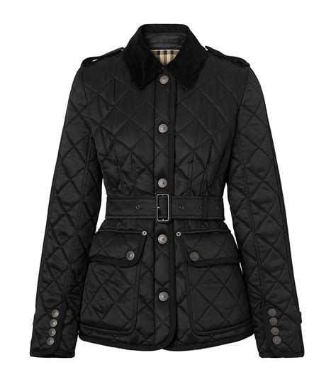 burberry quilted coat belt|Burberry quilted coats for women.